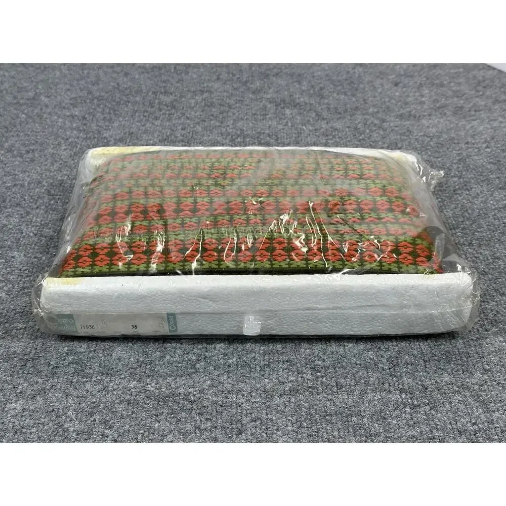 VTG Retro Green Light Green Orange Fringe Trim 36 Yards By Conso Trimmings‎ NOS